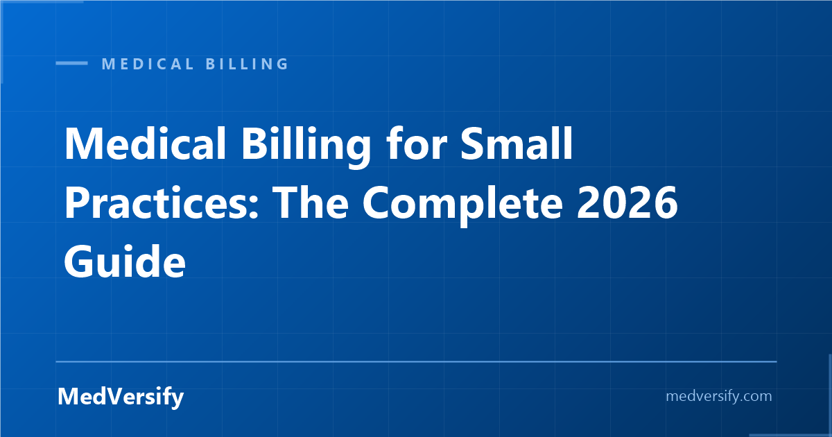 Medical Billing for Small Practices: The Complete 2026 Guide to Protecting Your Revenue